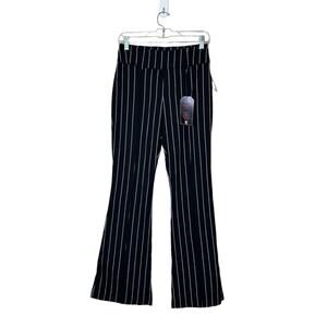 No Boundaries black striped flare legs pans size Junior 3-5